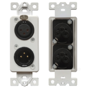 Solderless XLR Wall Plate - ProStereo FM