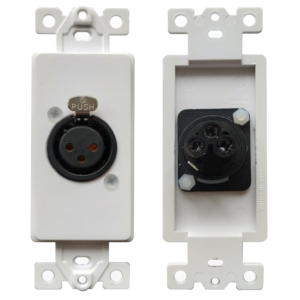 XLR Wall Plate Solderless - SoundMate ProMono F