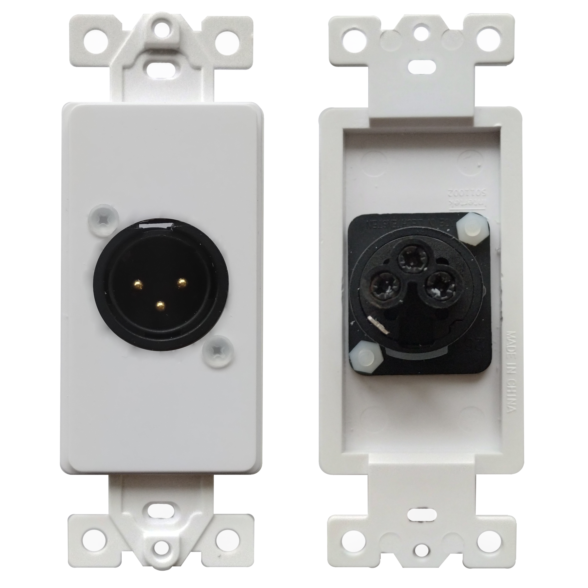 Hassle-free mono audio connections with SoundMate ProMono M XLR WallPlate Solderless